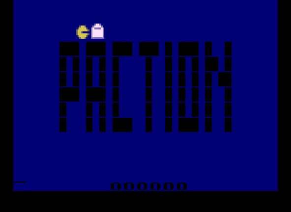 Pac-Man 07 BASIC Title Screen